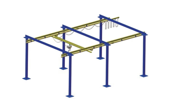 组合式自立起重机
